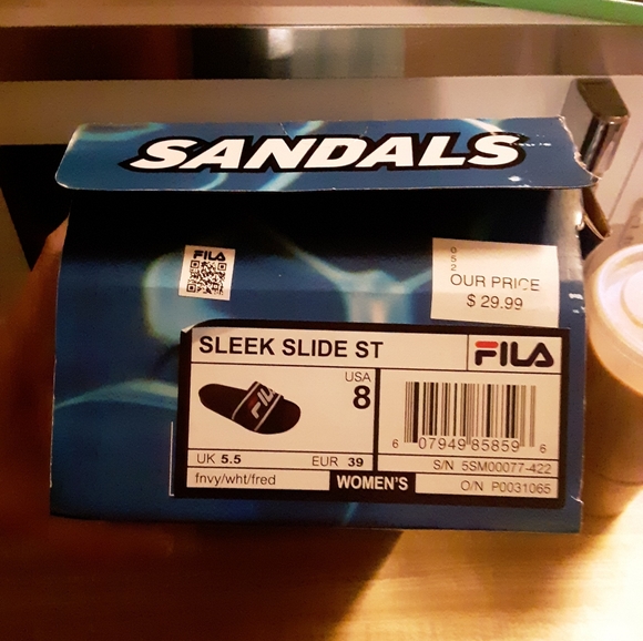 Fila women's sleek slide sandals - Picture 11 of 14